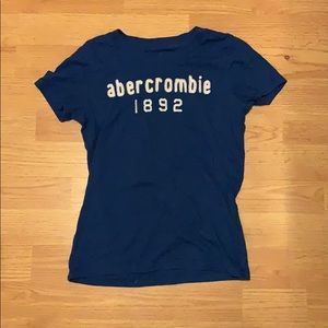 Two A&F kids short sleeve shirts